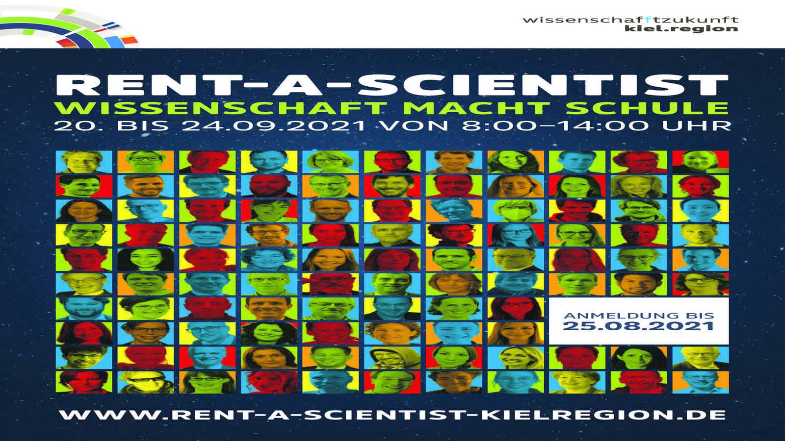 Cover des Programmhefts zur Aktion Rent a Scientist