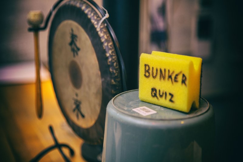 Bunker-Quiz Anzeige