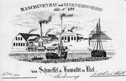 Briefkopf des Unternehmens Schweffel & Howaldt