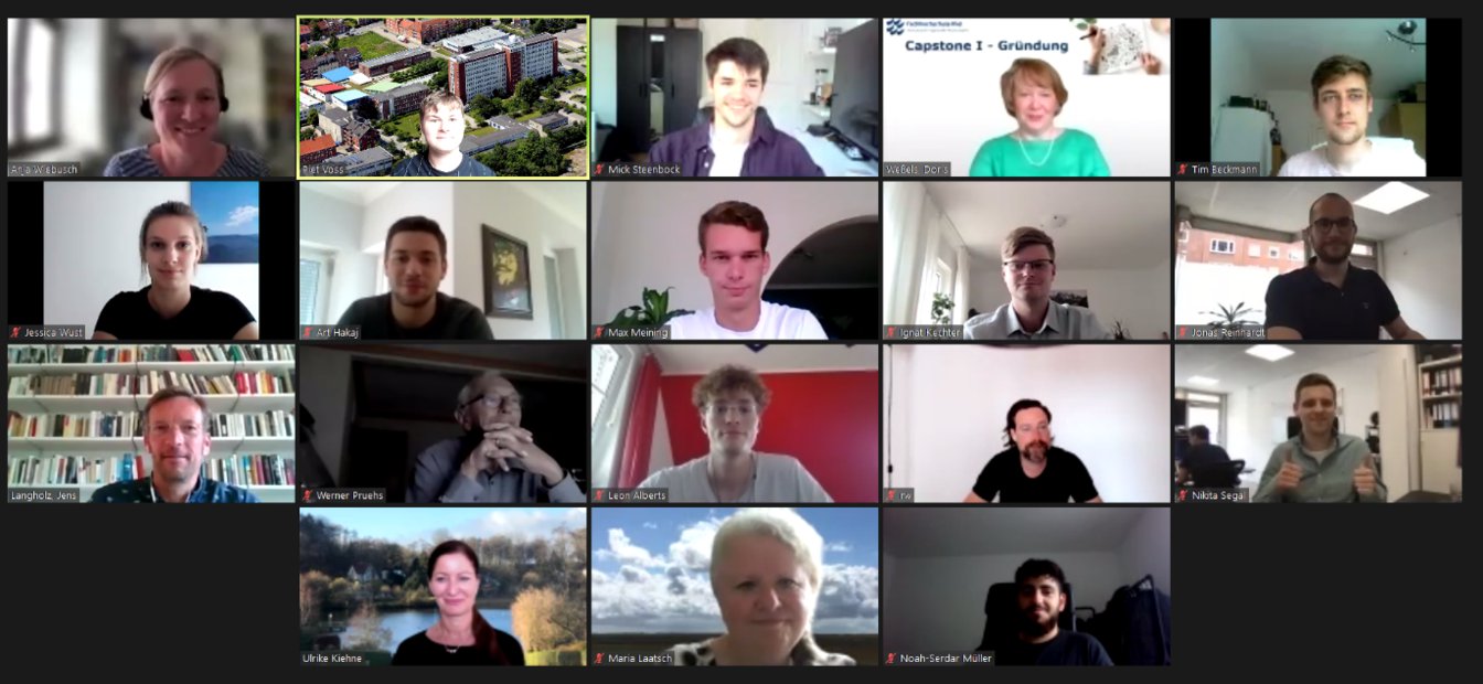 ein Screenshot mit Teilnehmer*innen einer Online-Sitzung
