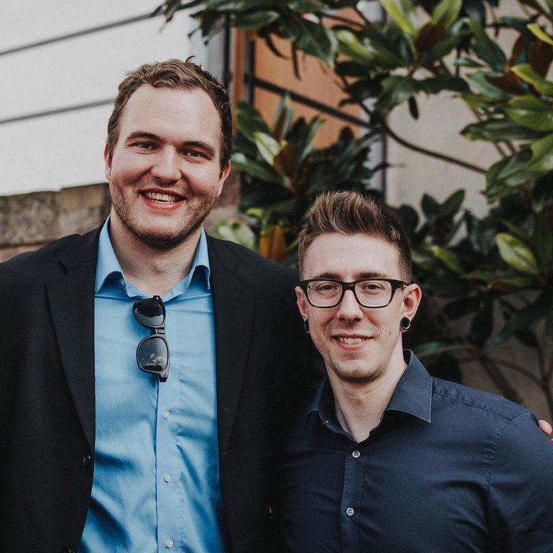 Eike Selonke und Sebastian Böhm nebeneinander.