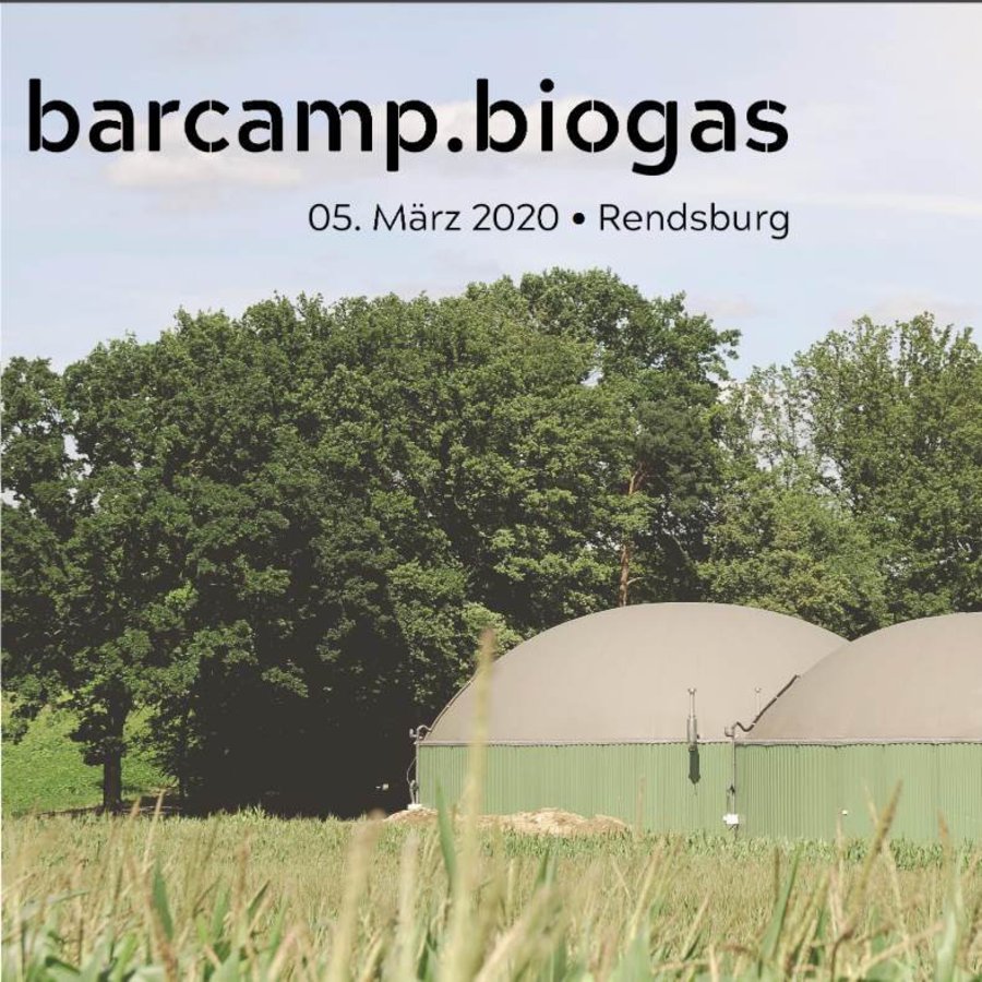 Biogasanlage und Ankändigung Biogasbarcamp am 5 März 2020