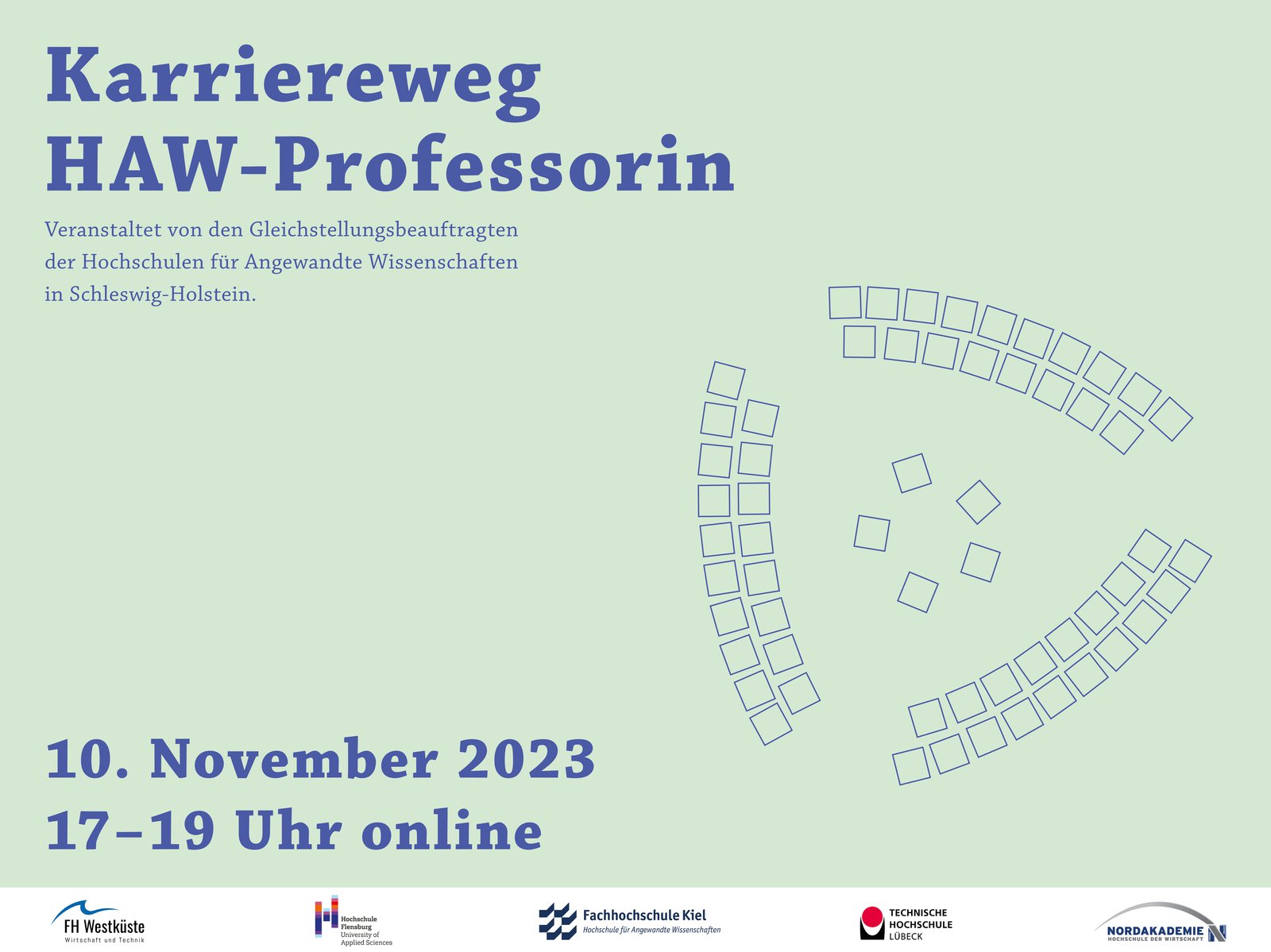 Online-Infoveranstaltung Karriereweg HAW-Professorin am 10.11. 17-19 Uhr