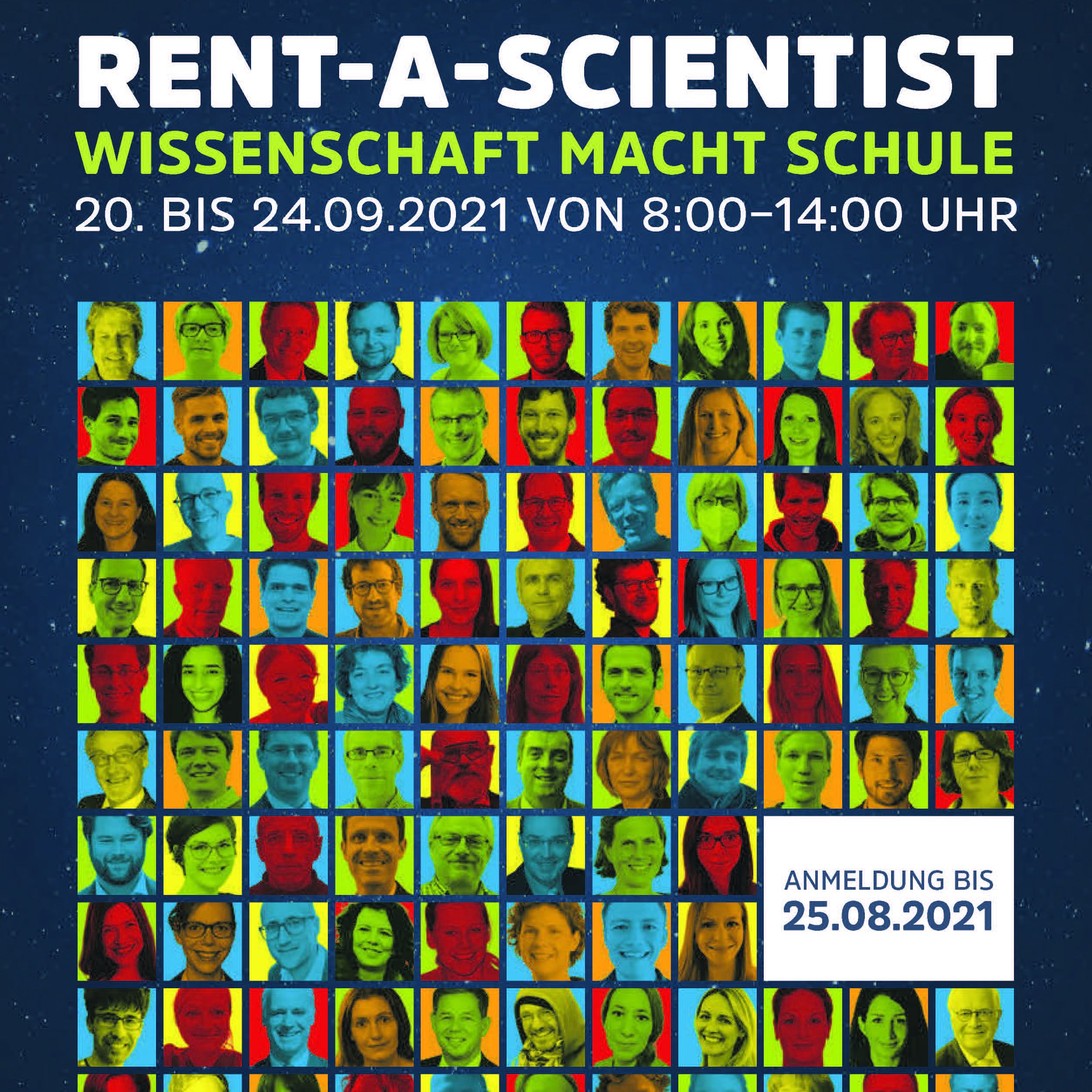 Cover des Programmhefts von Rent-a-Scientist