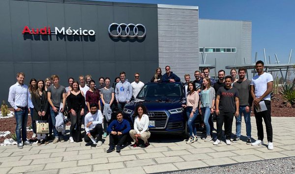 Auch ein Besuch des Audi-Werks stand für die Gruppe auf dem Programm. Foto: Luis Fernando Vidal