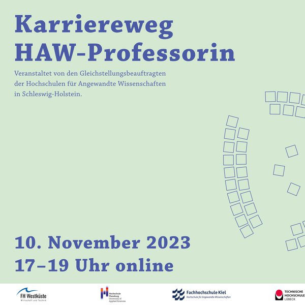 Flyer Informationsveranstaltung Karriereweg HAW-Professorin