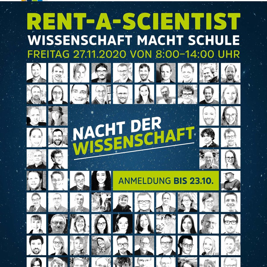 Plakat zur Nacht der Wissenschaft