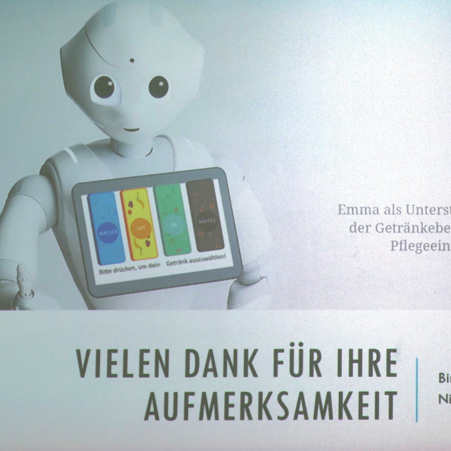 Ansicht Präsentation von Roboter Emma