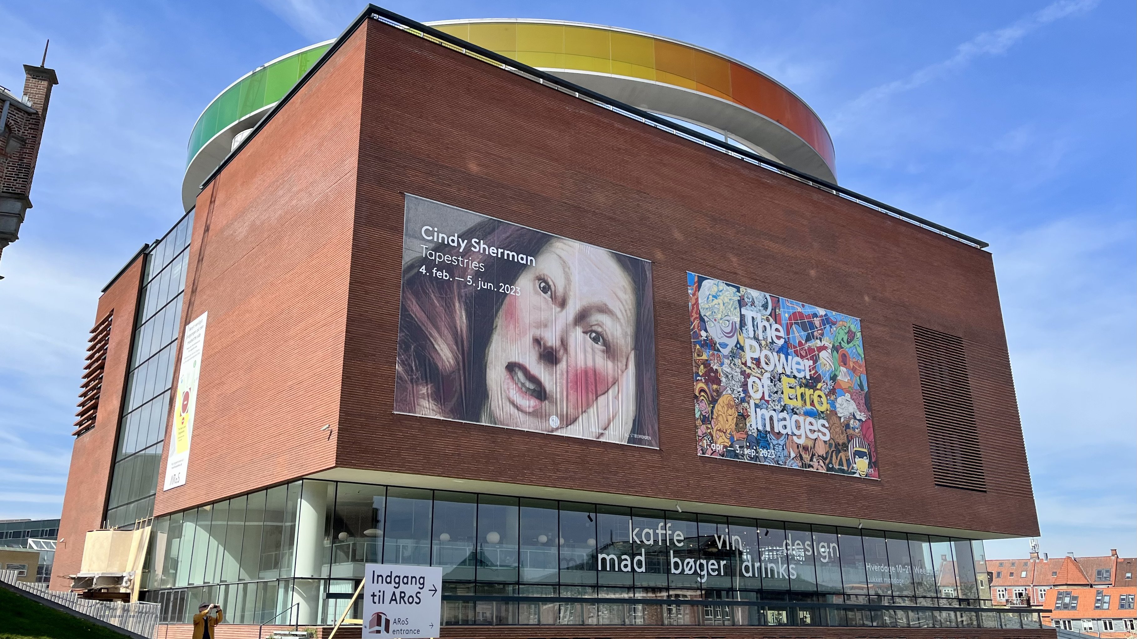 Blick auf das ARoS Kunstmuseum in Aarhus