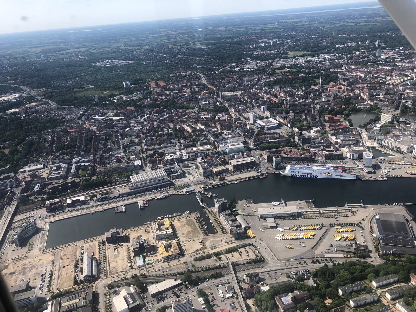 Luftbild von Kiel
