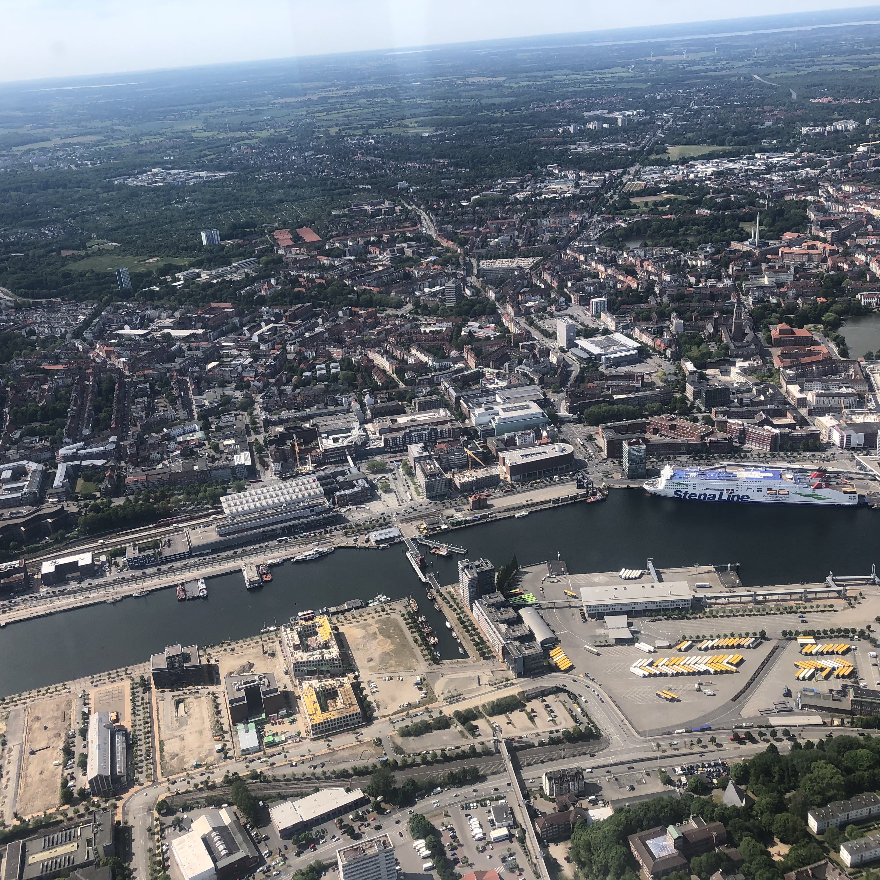 Luftbild von Kiel