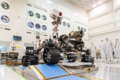 Mars Rover erste Testfahrt