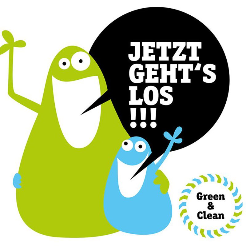 Die Grafik von "Green & Clean" sagt, dass es jetzt los geht.