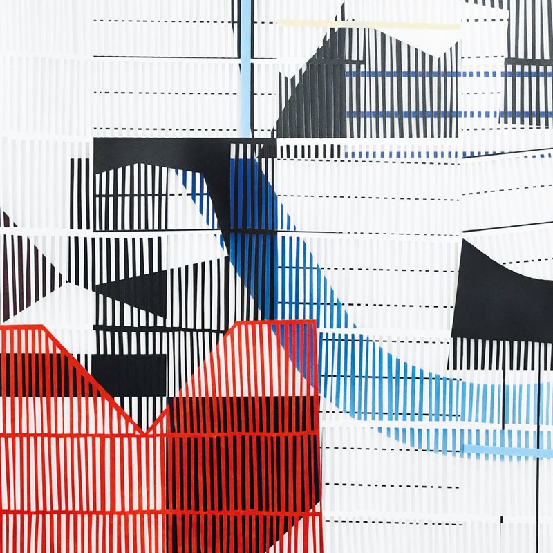 Einladungsmotiv der Ausstellung Treffpunkt Schnittstelle von Meike Schlemmer Einladungsmotiv Treffpunkt Schnittstelle von Meike Schlemmer