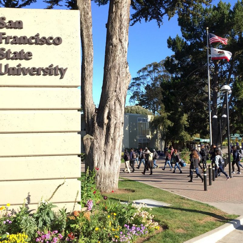 Der Campus der San Francisco State University (SCSU) Foto: SFSU