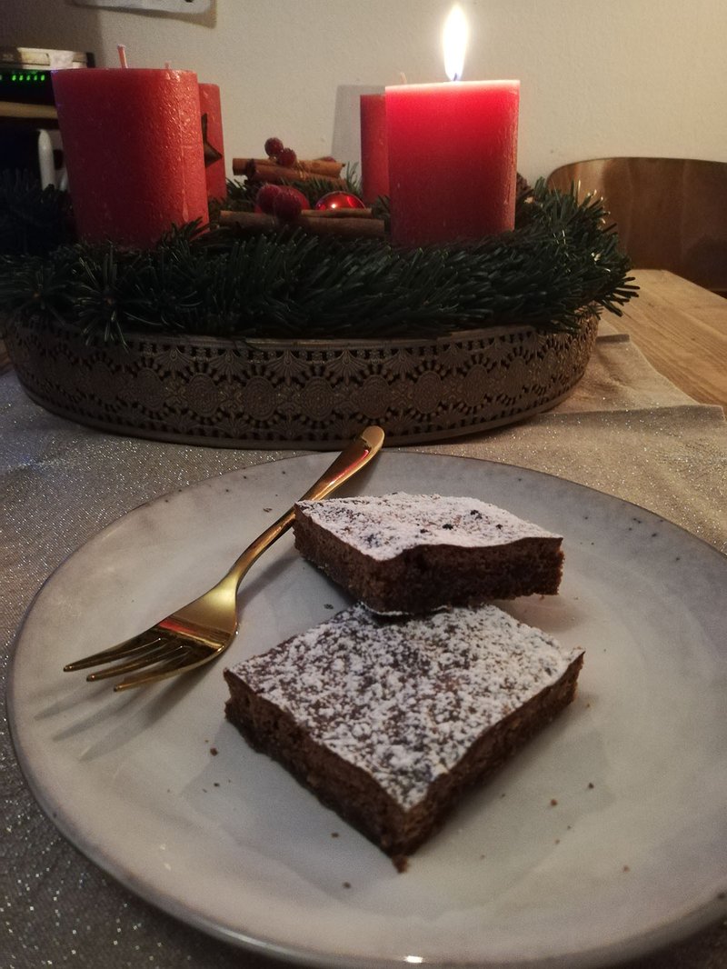 Lebkuchen-Brownies