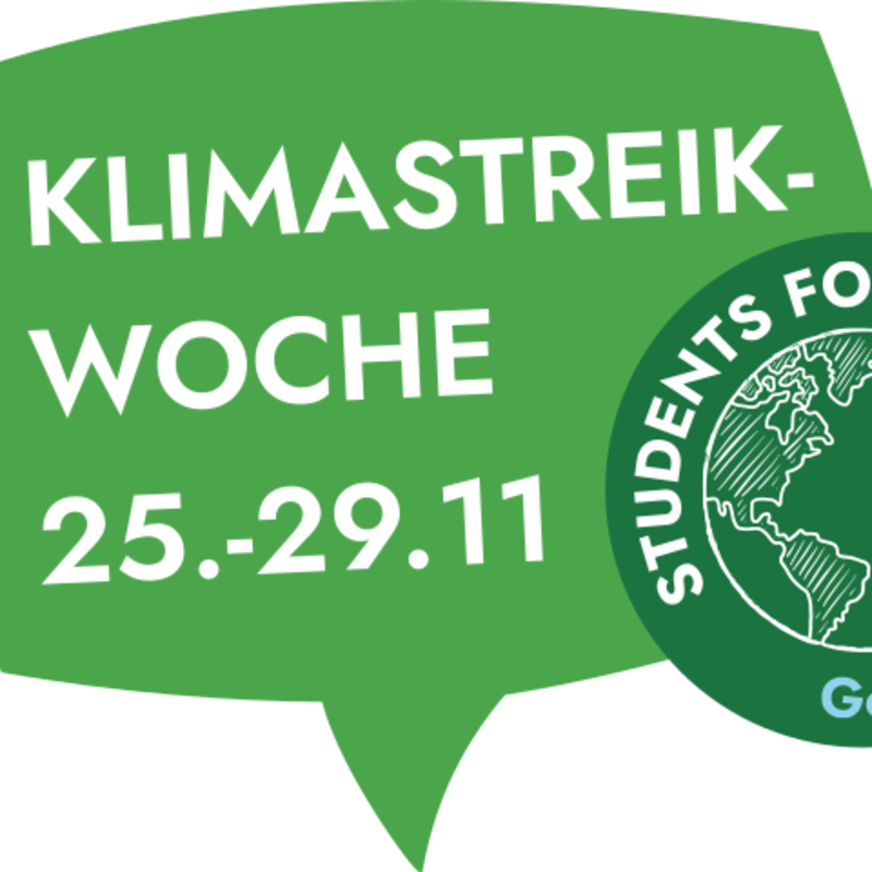 Grafik: Klimastreikwoche 25-29. November - Fridays for future