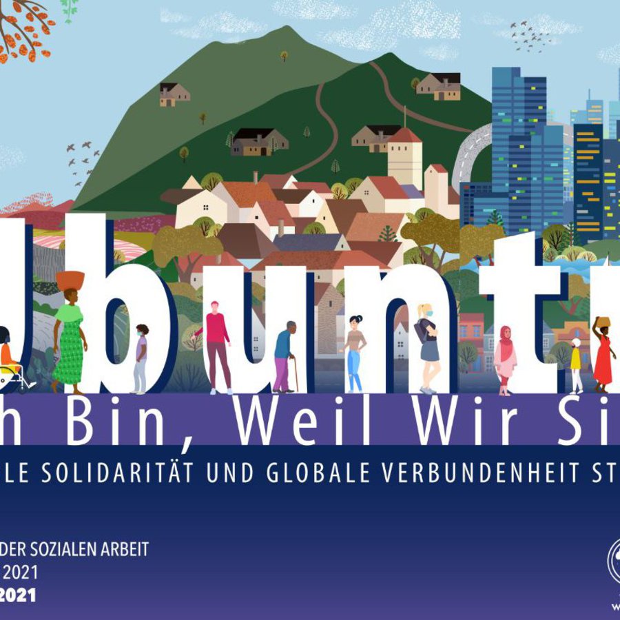 das Logo der International Federation of Social Workers zum Welttag der Sozialen Arbeit