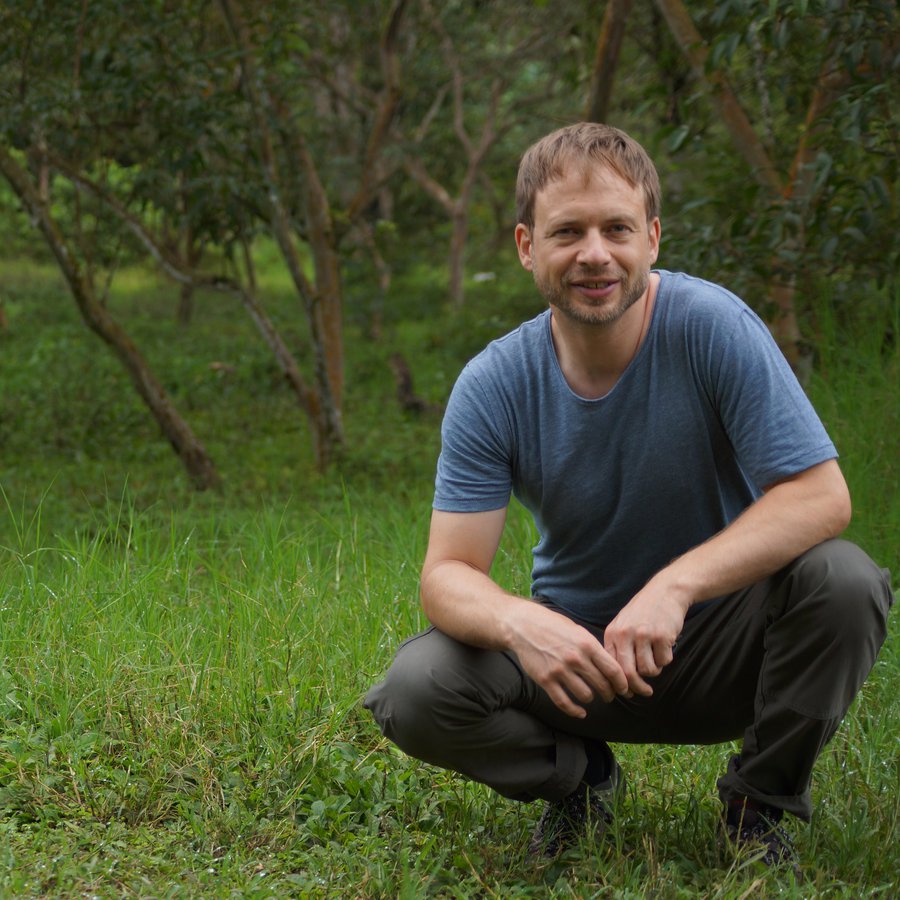 Prof. Dr. Holger Schulze auf den Galapagos-Inseln