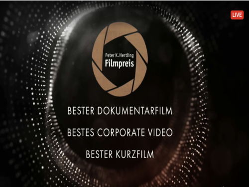 In drei Kategorien dotiert mit jeweils 500 Euro Fördergeld wurde der Peter K. Hertling Filmpreis vergeben. Foto: Screenshot