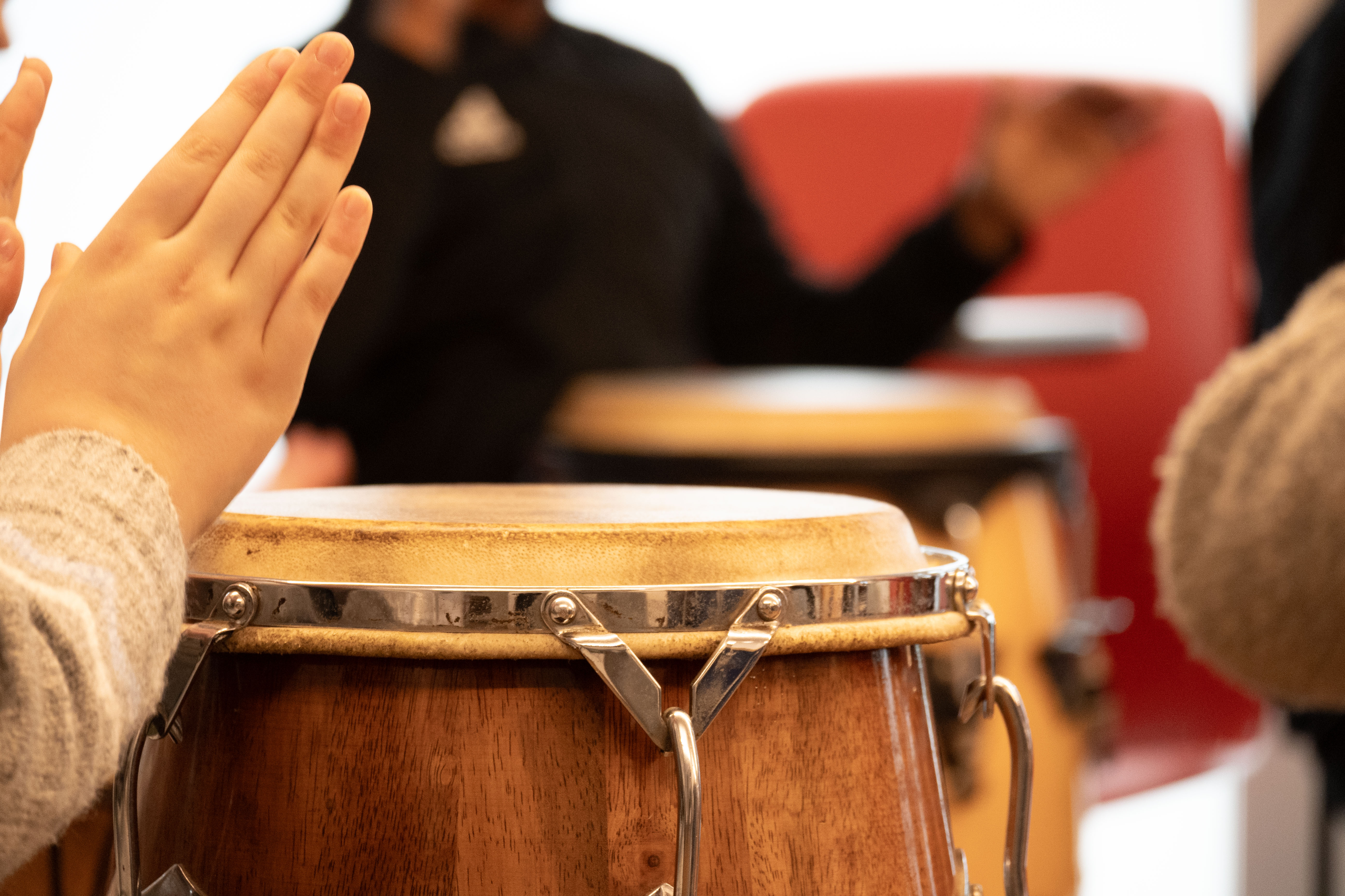 Hand auf Conga