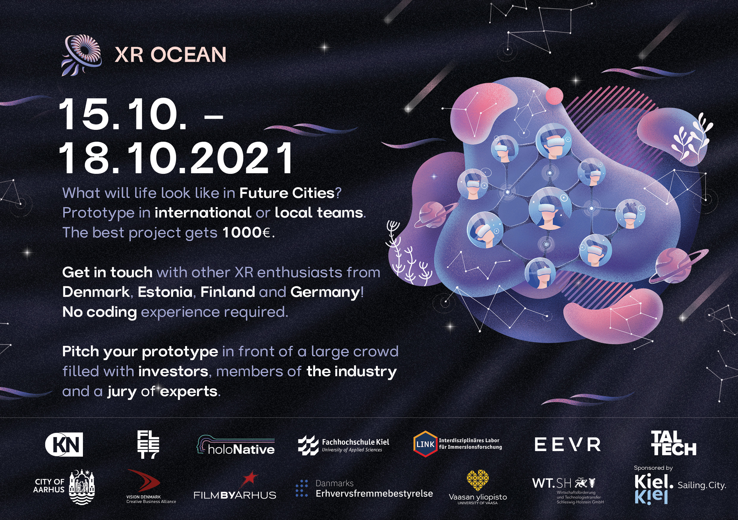XR OCEAN Future Cities Hackathon Flyer_15.-18.10.