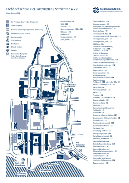 Lageplan A-Z
