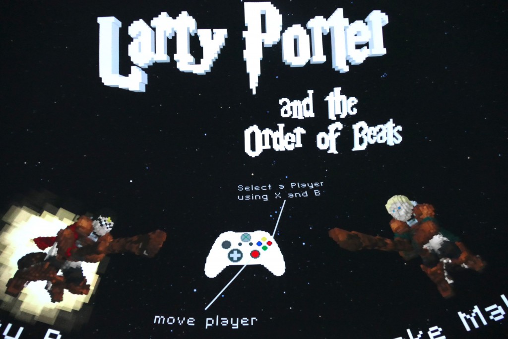 Der Startbildschirm des Spiels Larry Porter