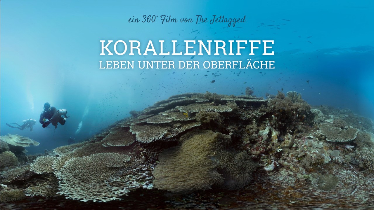 Korallenriffe im Vordergrund
