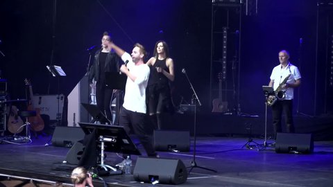 Kieler Woche 2018 - "Kiel singt" beim Soundcheck auf der Rathausbühne